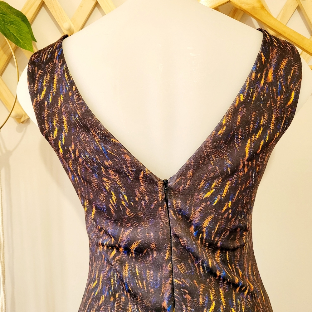 FORCAST Dress (s10) Multi Coloured Warm Tones - Picture 9 of 15